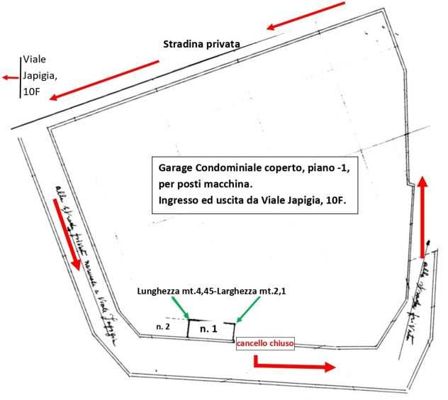 Posto Auto in Garage Condominiale coperto