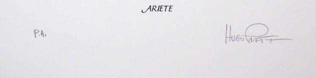Pratt, Hugo - 1 Offset Print - Astrologia - Arieta - 1986