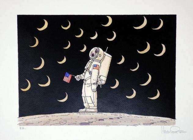 Pratt, Hugo - 1 Offset Print - Lune - Soggetto 13 - 1986