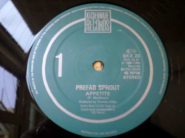 PREFAB SPROUT - Appetite - LP - 12rdquo Single  7  45 giri 1985 UK Kitchenware