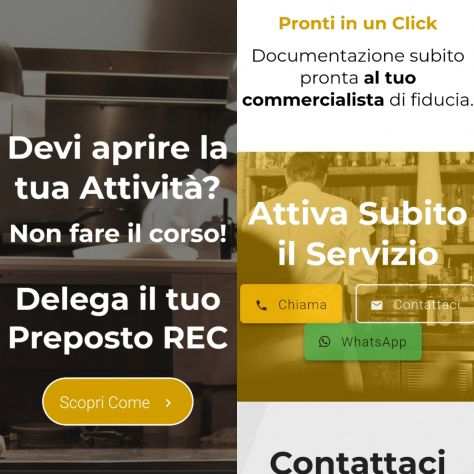 PREPOSTO REC SAB Non fare Corso VALIDO TUTTA ITALIA