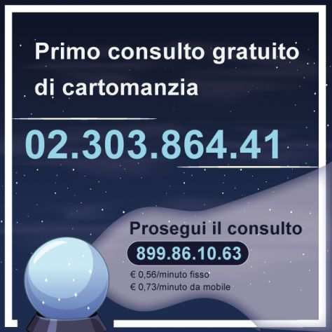 Primo consulto gratuito  5 minuti gratis cartomanzia