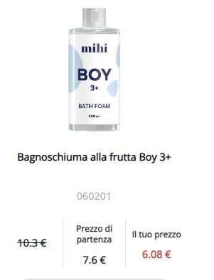 prodotti cura corpo bambini