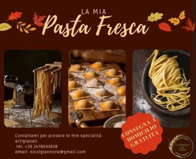 Produzione pasta fresca e consegna a domicilio