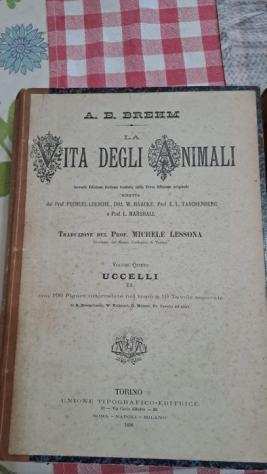 Prof. Pechuel-Loesche  Dott. W. Haacke  Prof. E. L. Taschenburg  Prof. L. Marshall - La vita degli animali - 1893-1907