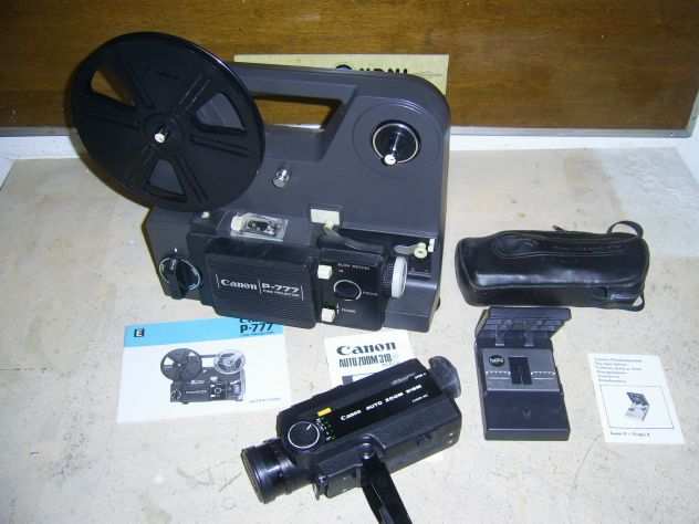 Proiettore e Cinepresa super 8 Canon.