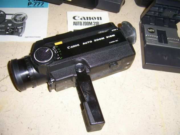 Proiettore e Cinepresa super 8 Canon.