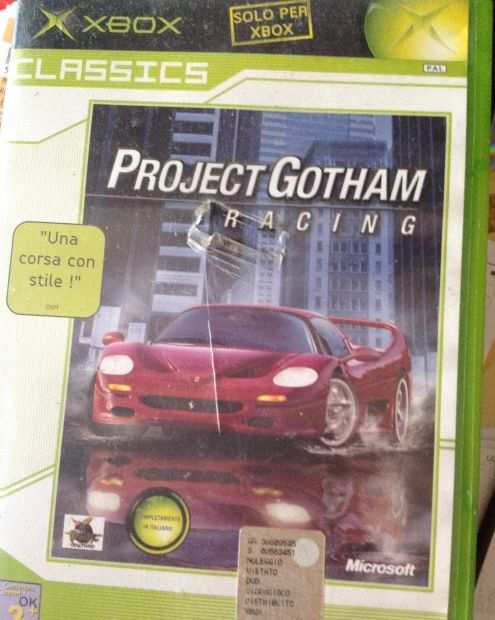 Project Gotham racing per XBox