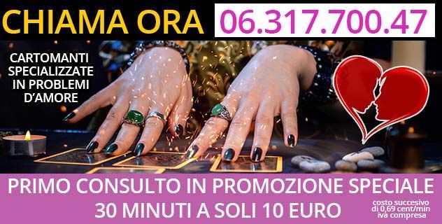 PROMOZIONE CONSULTO DI CARTOMANZIA 30 MINUTI A SOLI 10 EURO