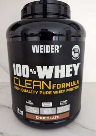 Proteine whey del siero del latte in polvere WEIDER quotClean Formulaquot 2kg