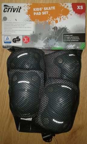 Protezioni per rollerblade pattini Crivit XS