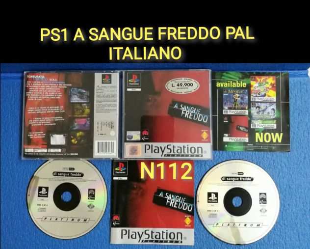 PS1 A SANGUE FREDDO PAL ITALIANO