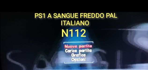 PS1 A SANGUE FREDDO PAL ITALIANO