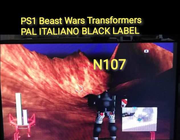 PS1 Beast Wars Transformers PAL ITALIANO BLACK LABEL