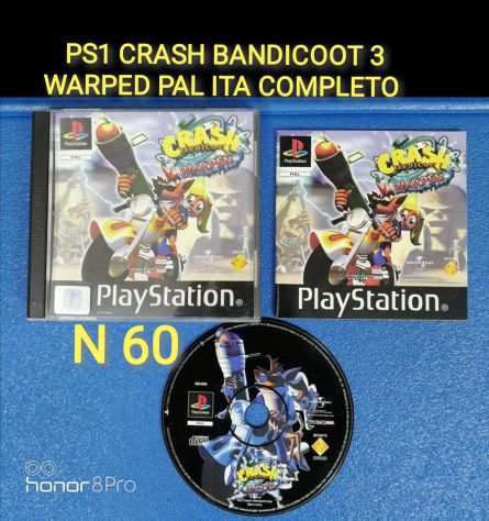 PS1 CRASH BANDICOOT 3 BLAK LABEL