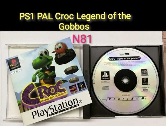 PS1 CROC LEGEND THE GOBBOS PAL