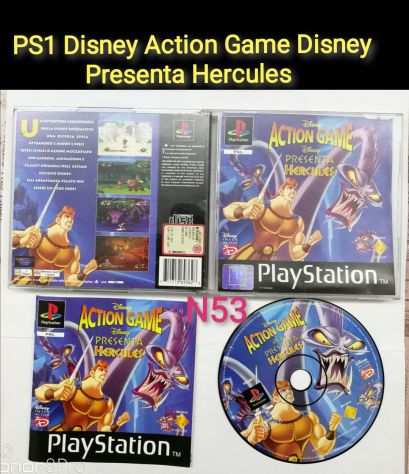 PS1 Disney Action Game Disney Presenta Hercules