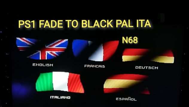 PS1 FADE TO BLACK PAL ITA