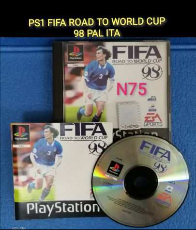 PS1 FIFA ROAD TO WORLD CUP 98 PAL ITA