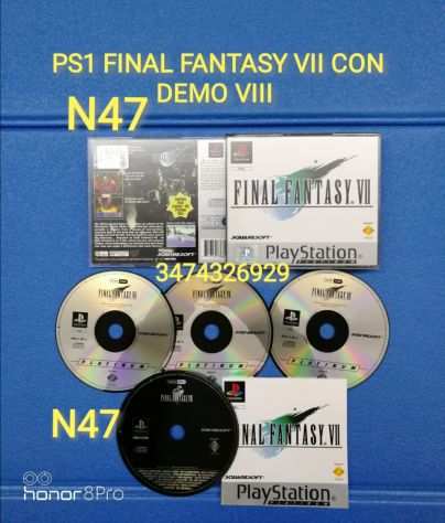 PS1 FINAL FANTASY VII CON DEMO Fantasy 8