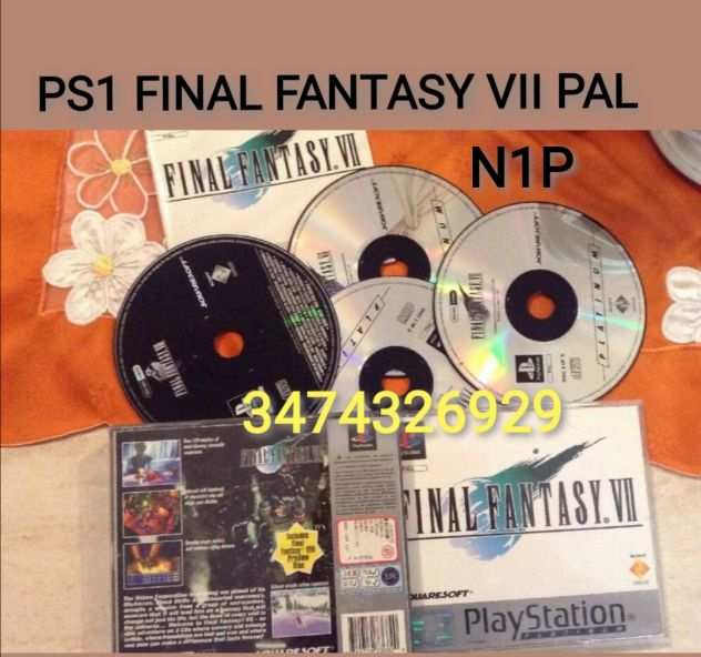 PS1 FINAL FANTASY VII PAL Completo