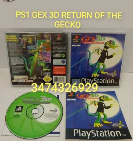 PS1 GEX 3D RETURN OF THE GECKO
