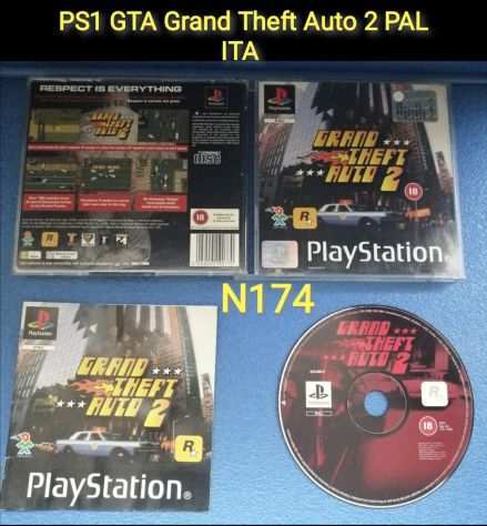 PS1 GRAND THEFT AUTO GTA 2 BLACK LABEL PAL