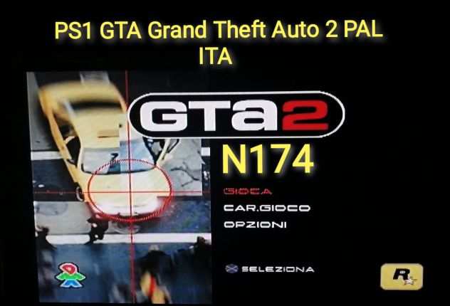 PS1 GRAND THEFT AUTO GTA 2 BLACK LABEL PAL