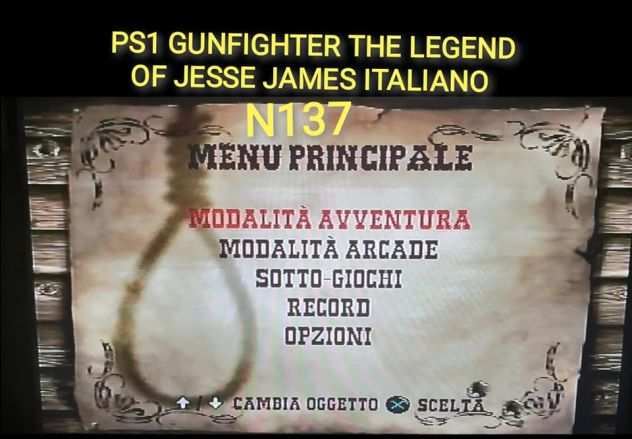 PS1 GUN FIGHTER Versione italiana