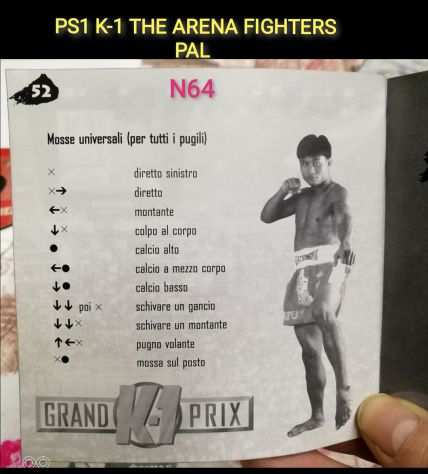 PS1 K-1 THE ARENA FIGHTERS PAL