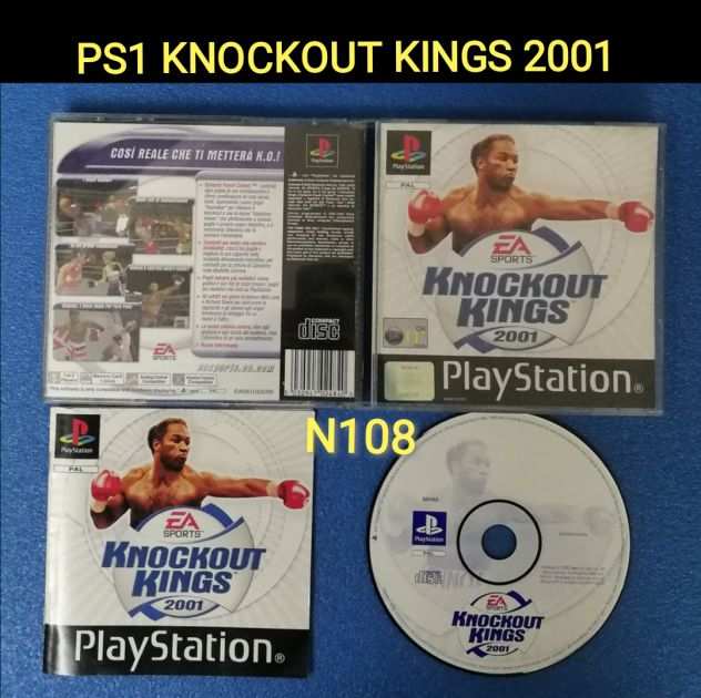 PS1 KNOCKOUT KINGS 2001