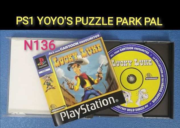 PS1 LUCKY LUKE PAL COMPLETO