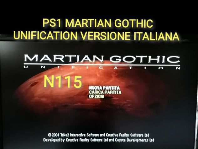 PS1 MARTIAN GOTHIC UNIFICATION VERSIONE ITALIANA