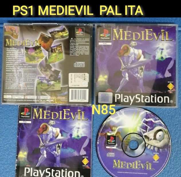 PS1 MEDIEVIL PAL ITA