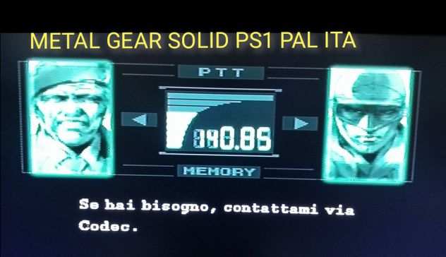 PS1 METAL GEAR SOLID PAL ITA CON DEMO