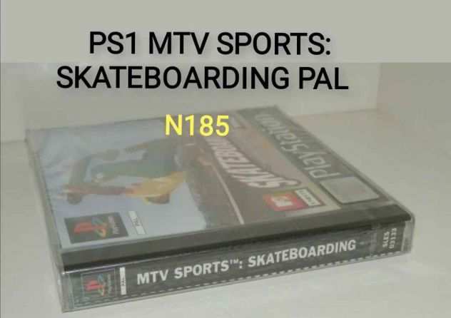 PS1 MTV SPORTS SKATEBOARDING PAL RARO SIGILLATO