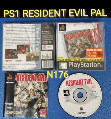 PS1 RESIDENT EVIL PAL 1 STAMPA