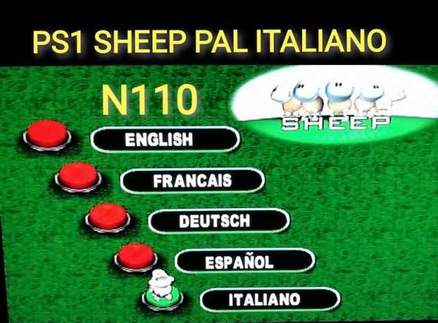 PS1 SHEEP PAL ITALIANO
