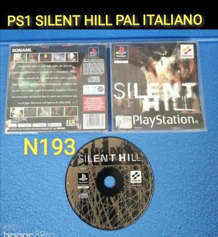 PS1 Silent Hill lotto PS1 PS2 PS3 PAL Edizione Italiana RARO Originale