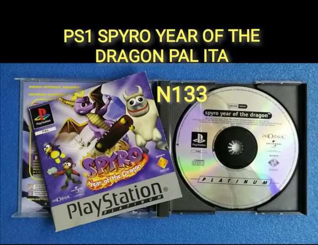 PS1 SPYRO YEAR OF THE DRAGON PAL ITA