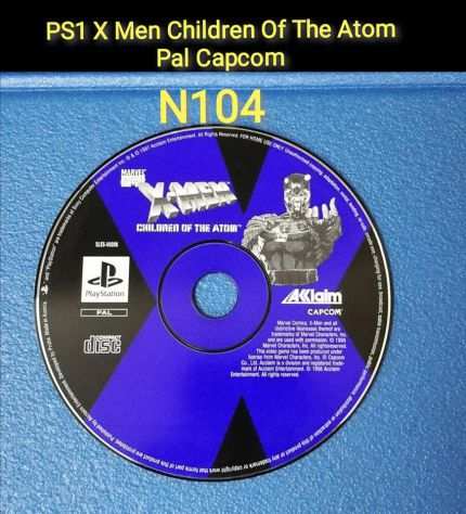 PS1 X Men Children Of The Atom Pal CAPCOM RARO