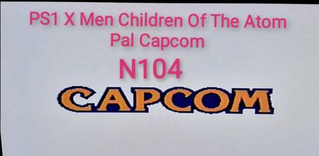 PS1 X Men Children Of The Atom Pal CAPCOM RARO