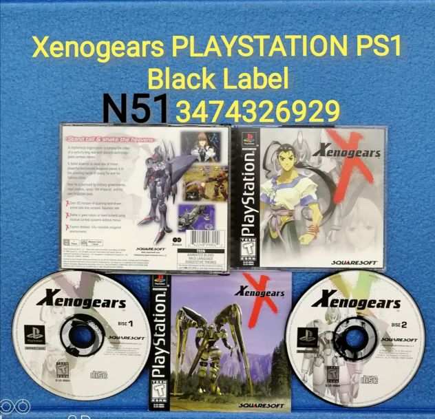 PS1 Xenogears Black Label RARO