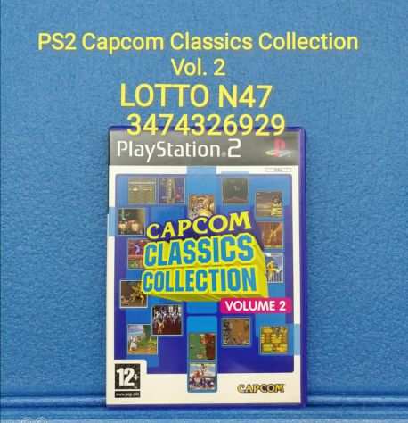 PS2 Capcom Classics Collection Vol 2
