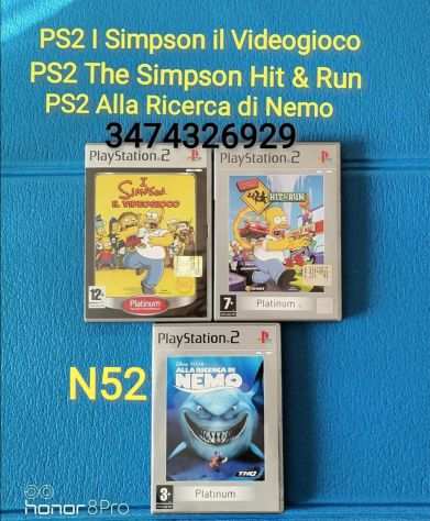 PS2 I Simpson il Videogioco