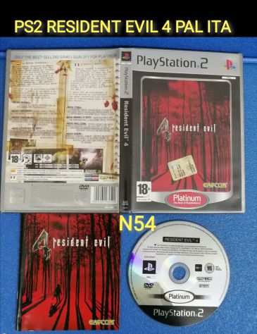 PS2 RESIDENT EVIL 4 PAL ITALIANO