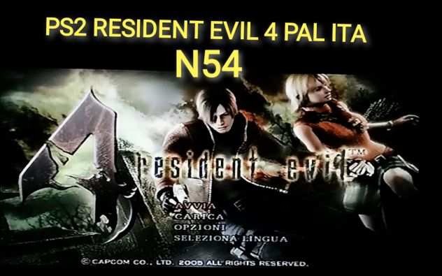 PS2 RESIDENT EVIL 4 PAL ITALIANO
