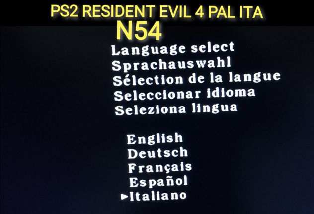 PS2 RESIDENT EVIL 4 PAL ITALIANO