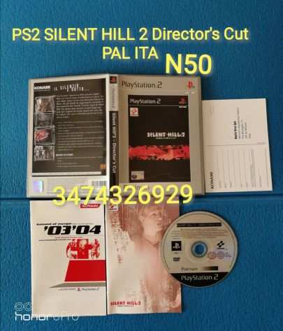 PS2 SILENT HILL 2 Directors Cut PAL ITA