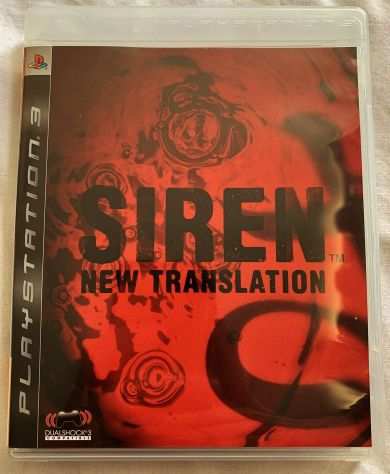PS3 FORBIDDEN SIREN New Translation BLOOD CURSE PLAYSTATION 3 RARO COMPLETO